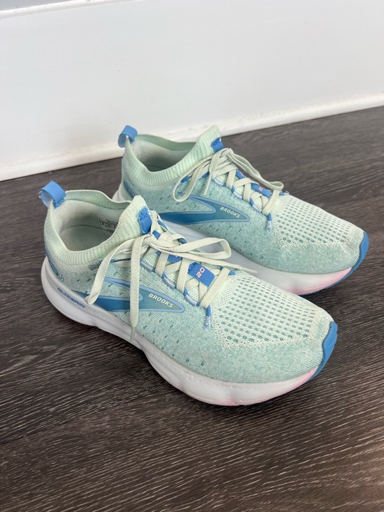 Brooks Shoes - Brooks Glycerin StealthFit 20 Women's Running Shoes in 'Blue Glass Open Air'